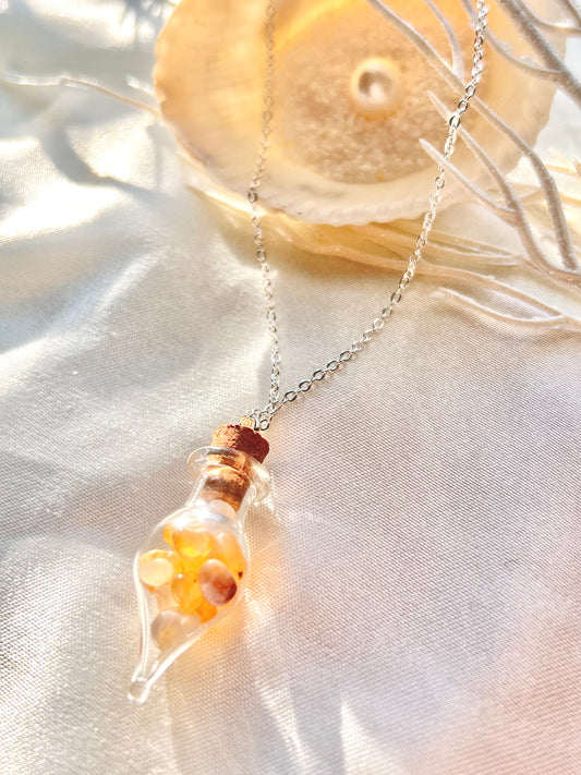 Tear Drop Agate Wish Necklaces