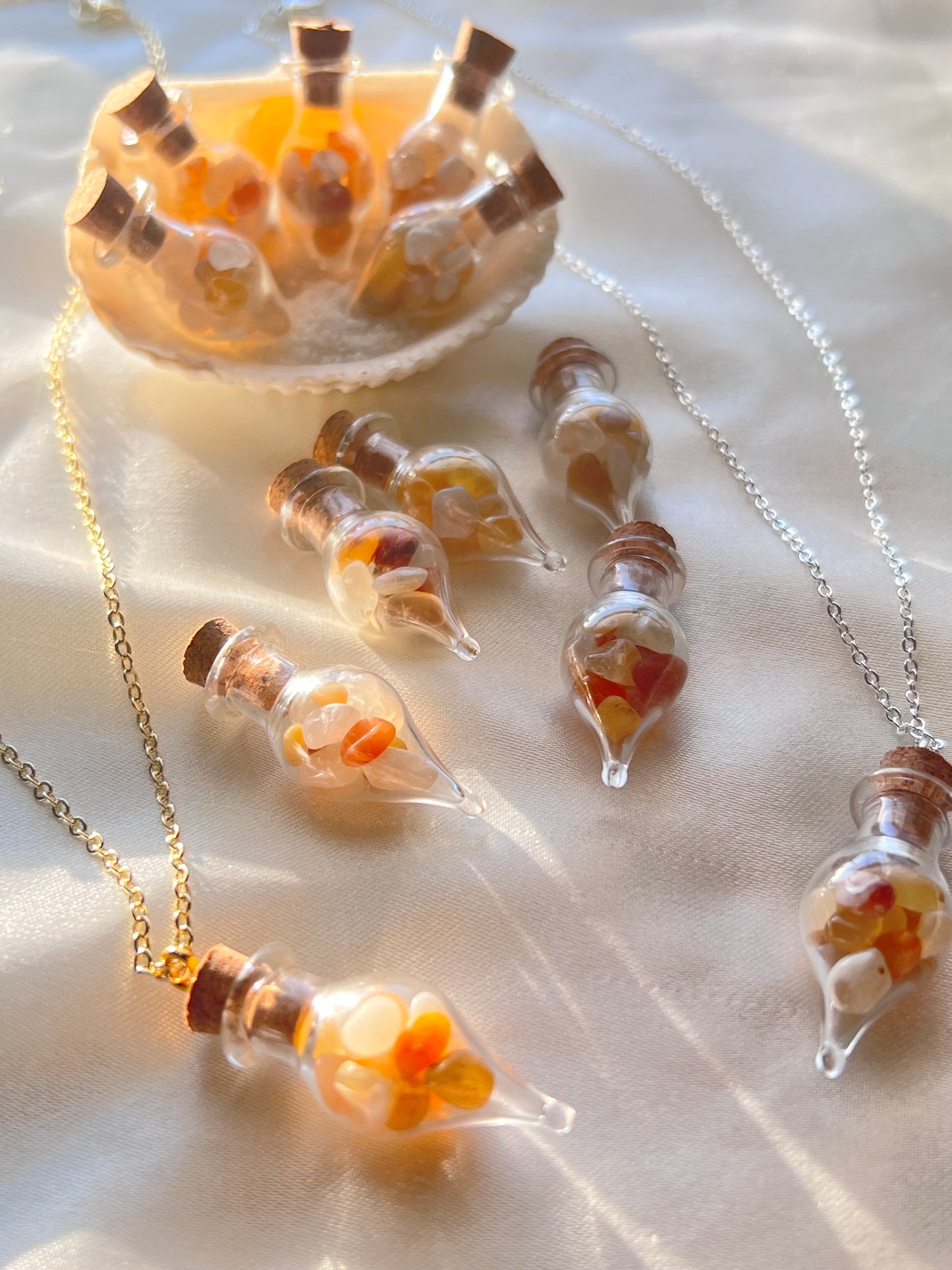 Tear Drop Agate Wish Necklaces