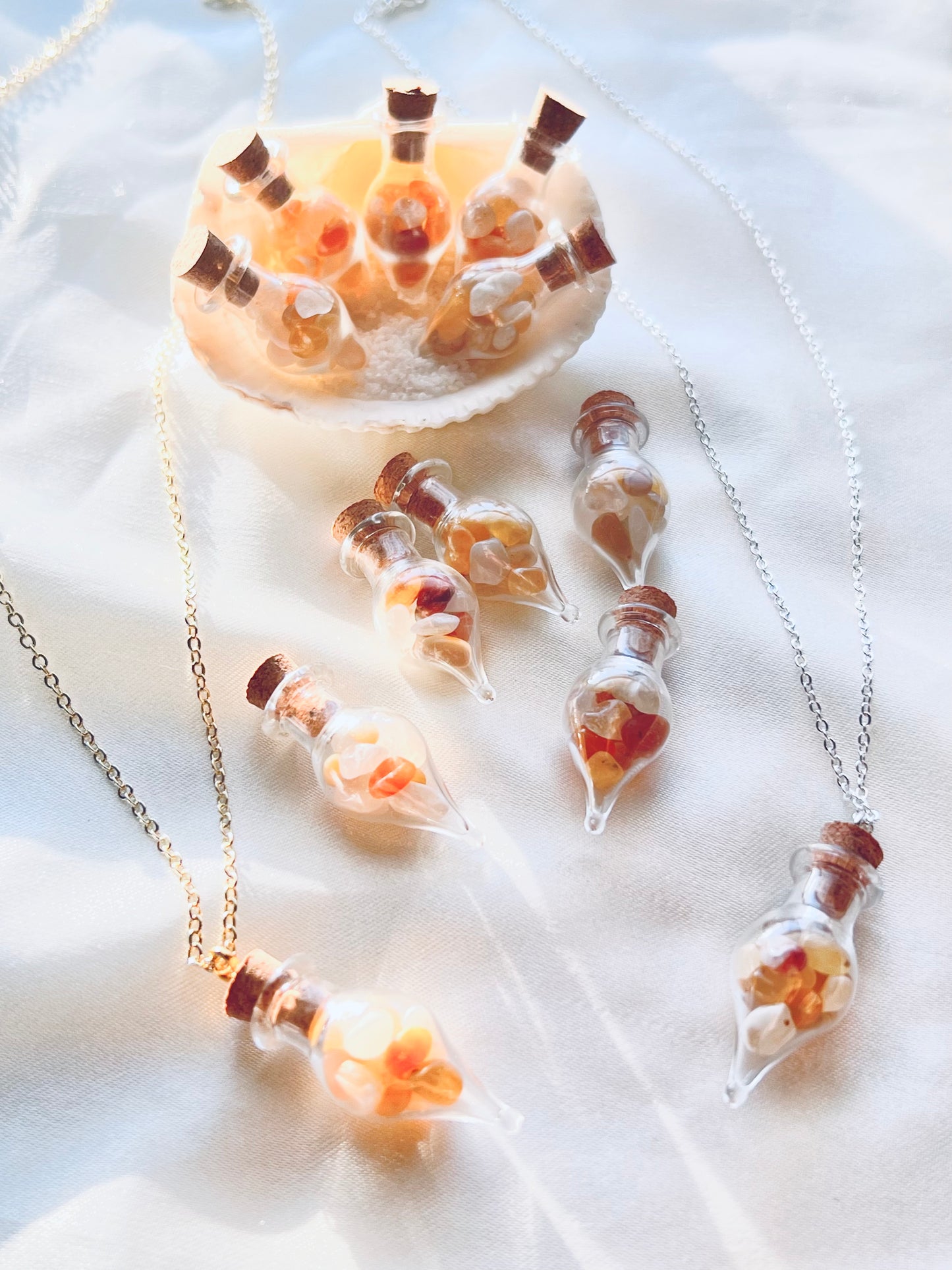 Tear Drop Agate Wish Necklaces